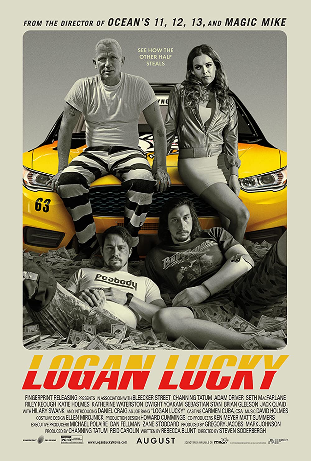 หนัง Logan Lucky (2017) แผนปล้นลัคกี้ โชคดีนะโลแกน
