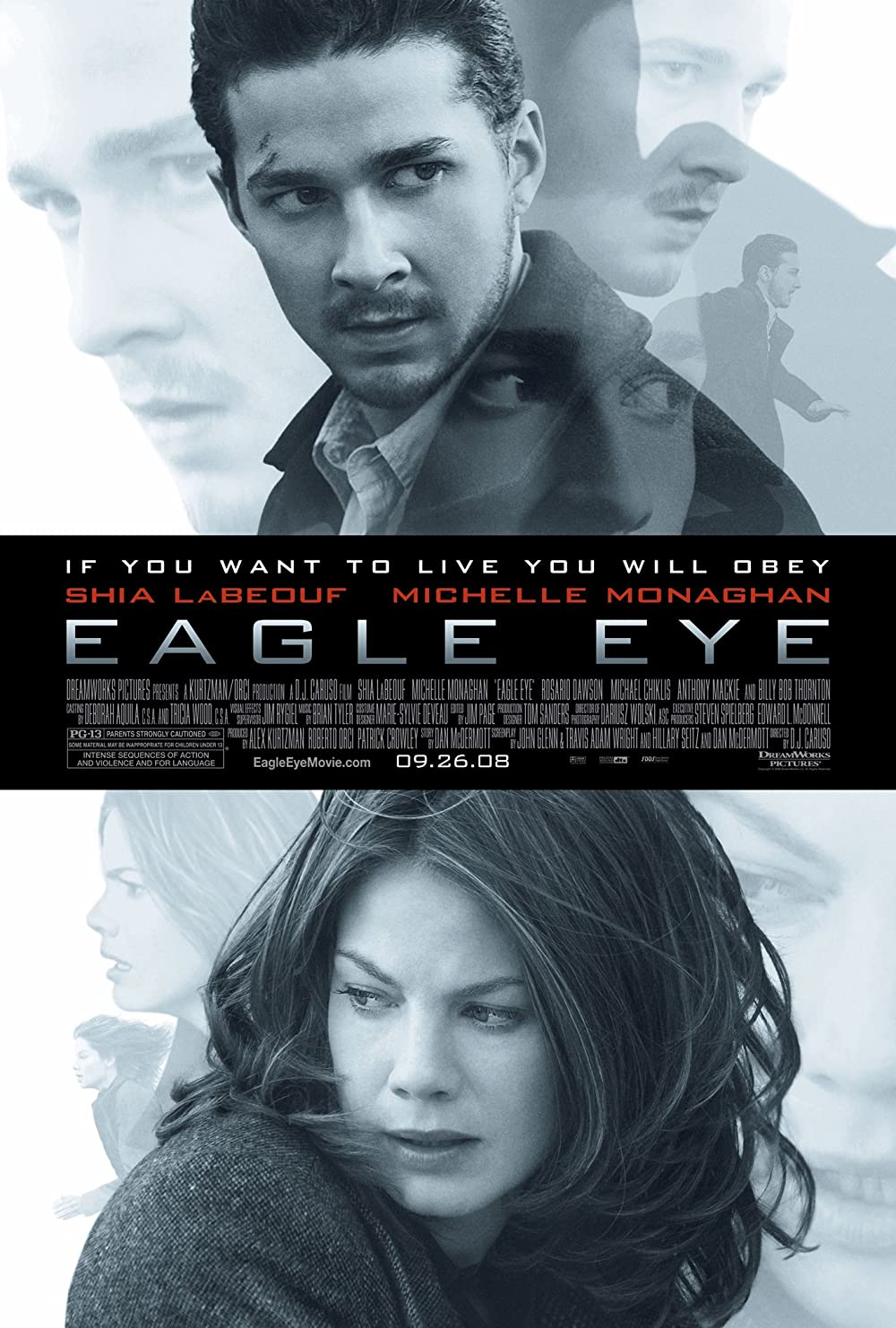 หนัง Eagle Eye (2008) แผนสังหารพลิกนรก