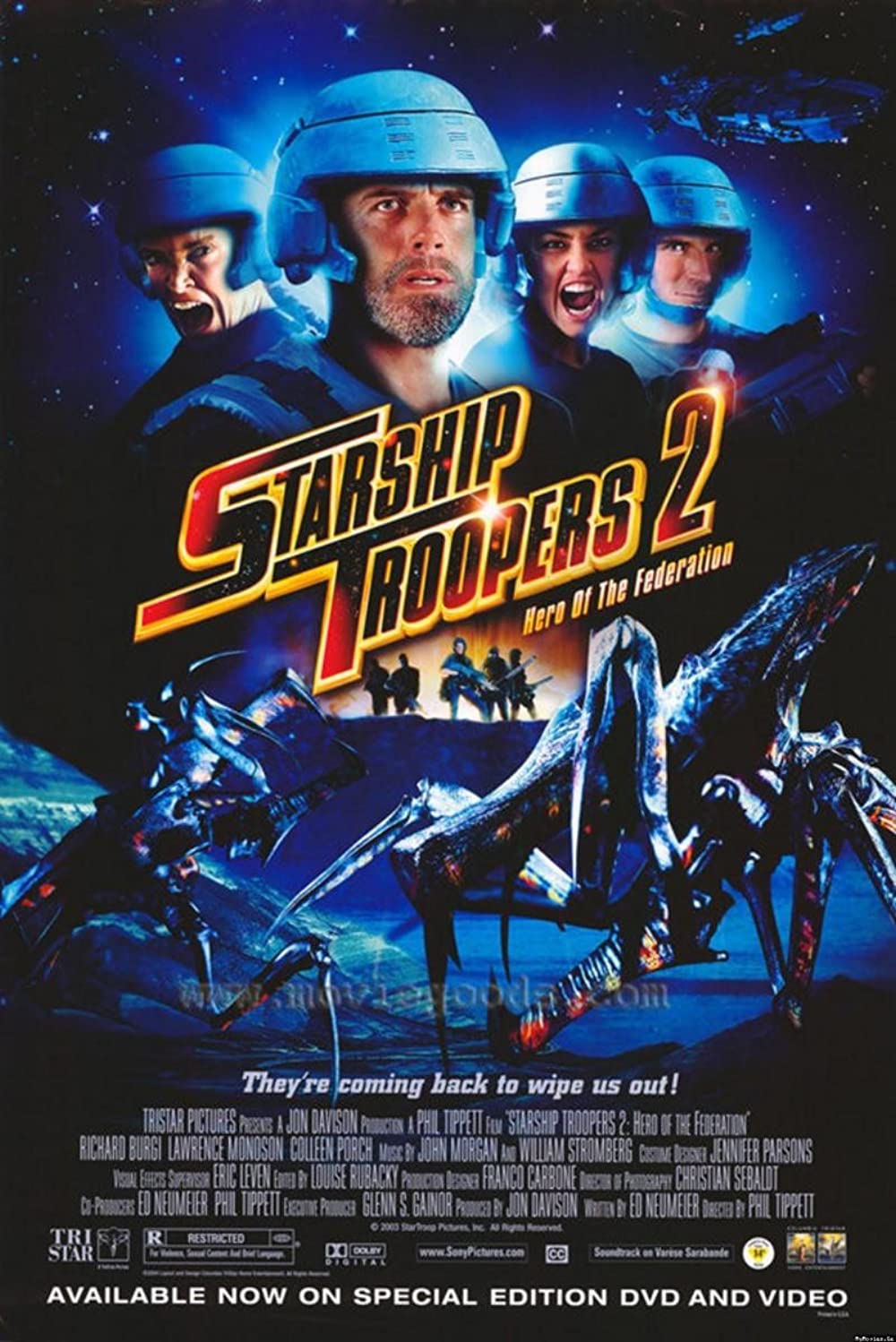 ดูหนัง Starship Troopers 2: Hero of the Federation (2004) สงครามหมื่นขาล่าล้างจักรวาล 2