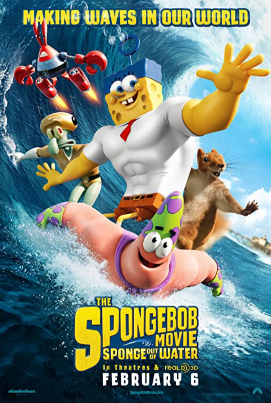 ดูหนัง The SpongeBob Movie: Sponge Out of Water (2015) สพันจ์บ็อบ ฮีโร่จากใต้สมุทร [Full-HD]