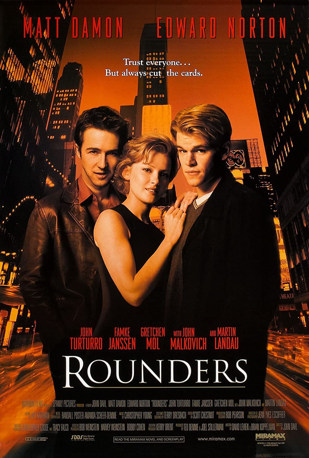 หนัง Rounders (1998) เซียนแท้ ต้องไม่แพ้ใจ