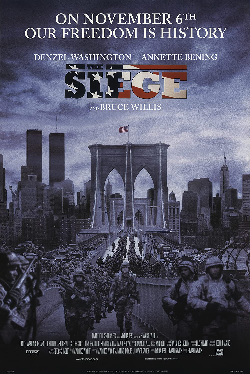 หนัง The Siege (1998) ยุทธการวินาศกรรมข้ามแผ่นดิน