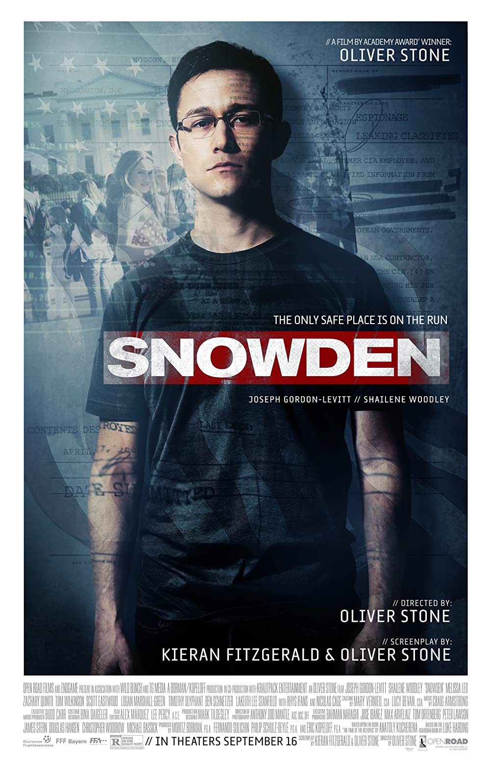 หนัง Snowden (2016) สโนว์เดน อัจฉริยะจารกรรมเขย่ามหาอำนาจ