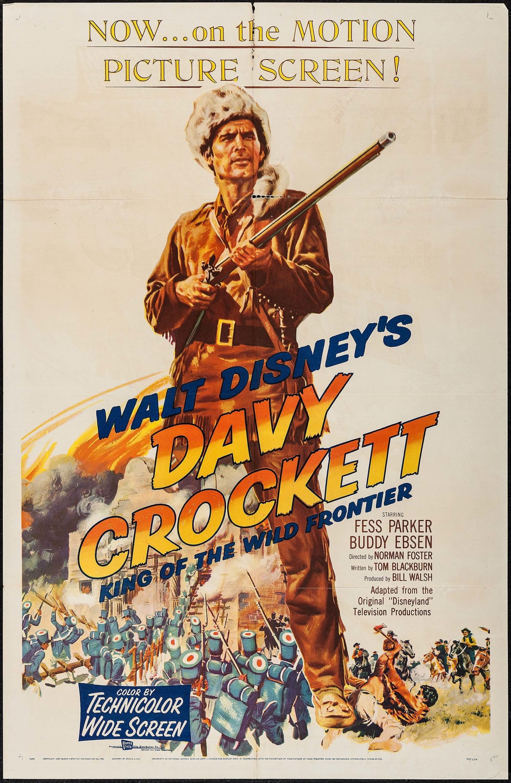 หนัง Davy Crockett: King Of The Wild Frontier (1955) เดวี่ คร็อกเก็ต ยอดนักสู้