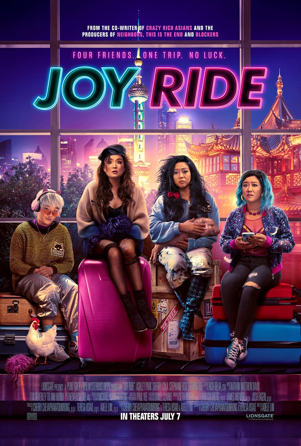 หนัง Joy Ride (2023) แก๊งตัวเจ๊ เฟียสกีข้ามโลก